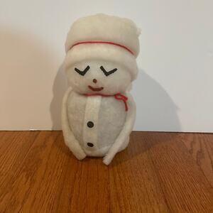 Vintage Crafted Batting Snowman